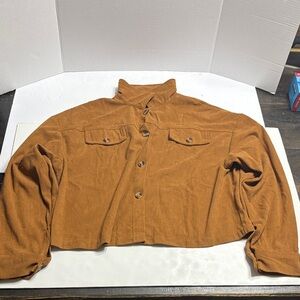 Women's Brown Corduroy Jacket